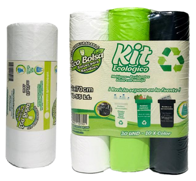 Rollos de bolsas Eco Bolsa para residuos